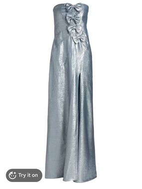 LoveShackFancy Elmina Bow- Embellished Strapless Dress Brand new with tags tags